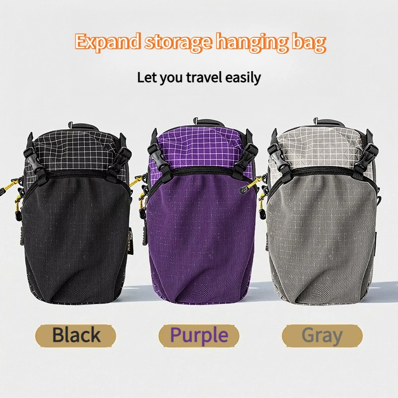 Outdoor Phone Hanging Pocket Hiking Expansion Water Bottle Storage Waterproof Bag Tactical Waist Bag Hanging Package Accessory