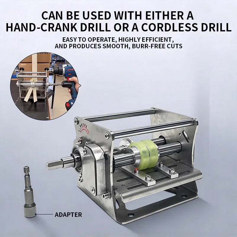 Manual Edge Banding Slitter Portable PVC Edge Band Cutter Woodworking Edge Strip Cutting Machine With Adapter ****