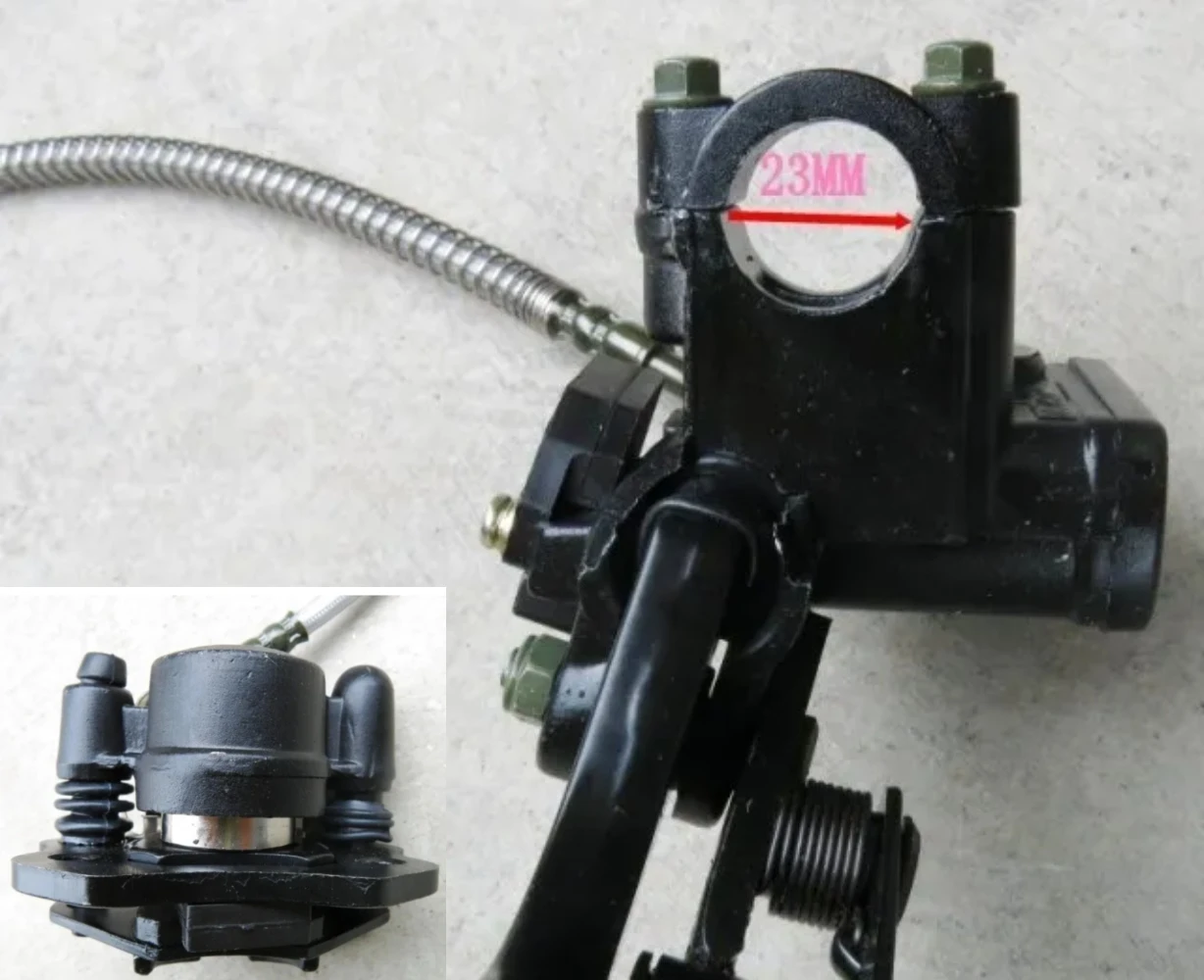 

1set for ATV Accessories Before 1 Trailer 2 Double Disc Brake Pump 23mm