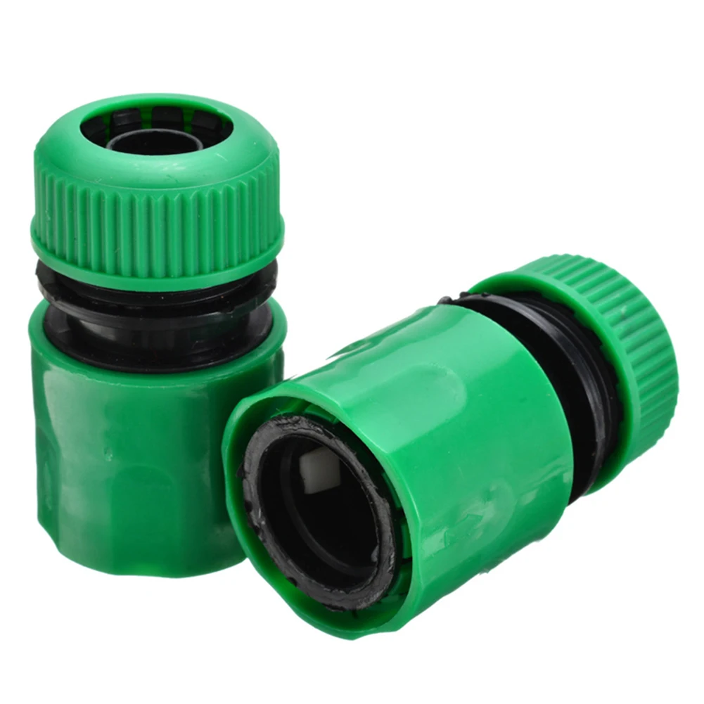 

Garden Tap Water Hose Pipe Connector Quick Connect Adapter Fitting ABS Green&Black Widely Used in Gardening Irrigation