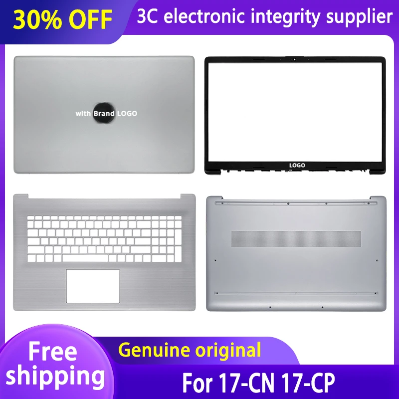 

New Original Laptop Cover For HP 17-CN 17-CP LCD Back Cover Top Case Front Bezel Palmrest Bottom Case M50382-001 M50396-001