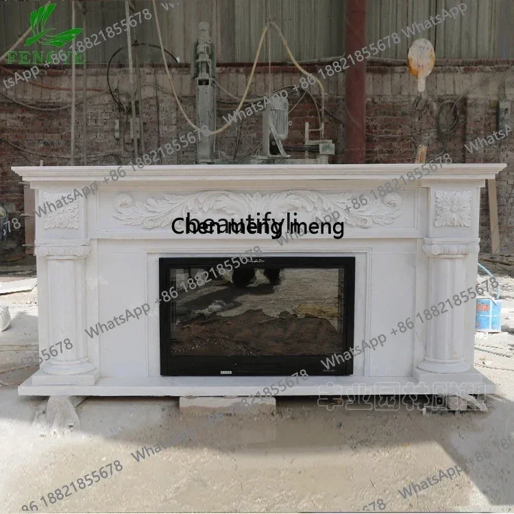 Z183 Spot marble, marble mantel decorative cabinet TV, stone can be customized