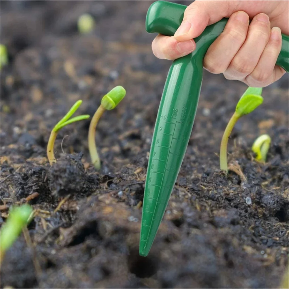 New Version Practical Outdoor Tools Migration Accessory Garden Cultivation Plant Sow Dibber Hole Punch Durable Loosen Soil