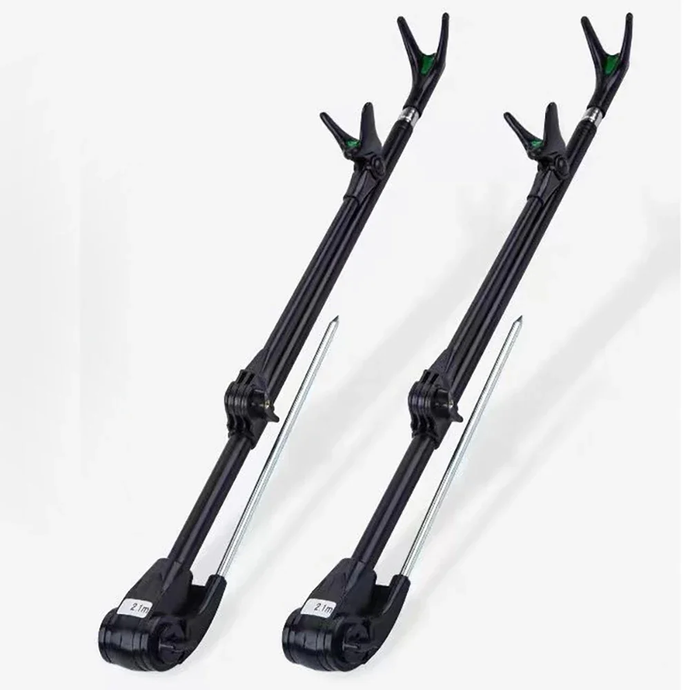 

Telescopic Fishing Bracket1.5/1.7/2.1/2.4M Rod Holder Bracket Support Stand Fish Rod Foldable Fishing Bracket Fishing Tool