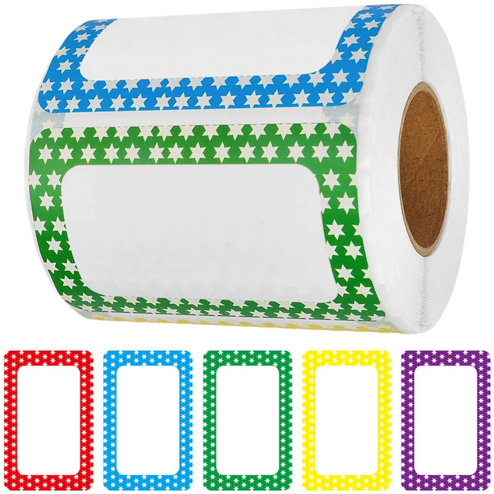 

1 рулон самоклеящихся этикеток-стикеров для сортировки, пустые этикетки для имен, для кухни, офиса, школы, дома, холодильника, контейнеров для хранения продуктов