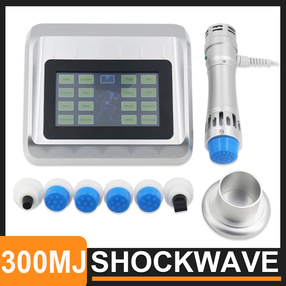 

Professional Shockwave Therapy Machine For ED Treatment Pain Relief Body Relax Massage 300MJ Shock Wave Equipment Tennis Elbow