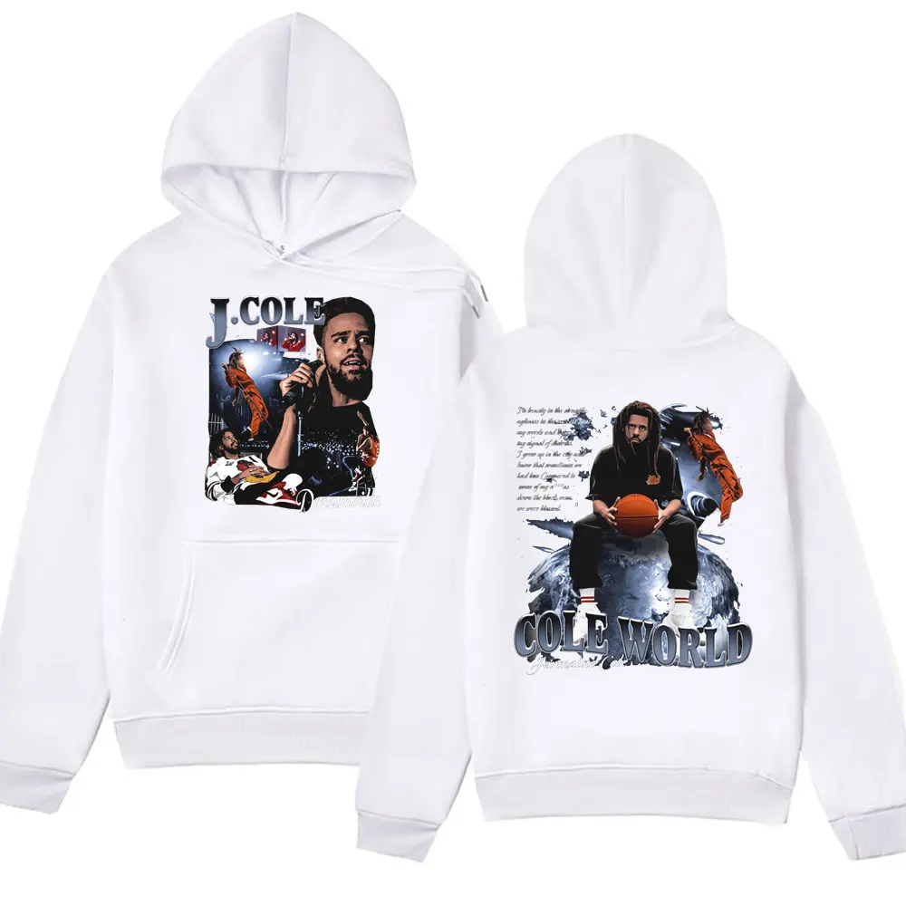 Rapper J Cole World Graphic Printed Hoodies Men Women New Hip-hop Sweatshirts for Spring Oversized Teenager Tracksuit Hoodie