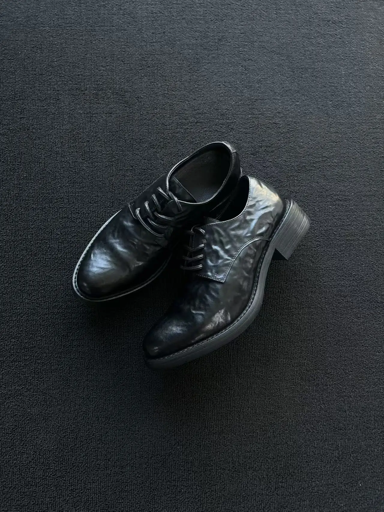 

Trendy Pointed Toe Shoes Men's Increased Height Thick Bottom Casual Fashionable Leather Shoes for Men Showbiz Models
