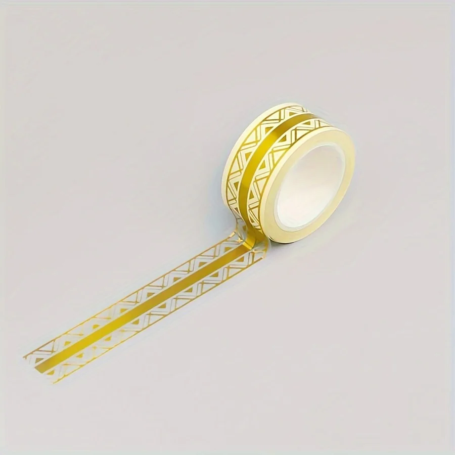 1 roll of ceramic tile gap gold tape 5M anti mold self-adhesive gap sealing foil strip wall tile floor sticker home decoration