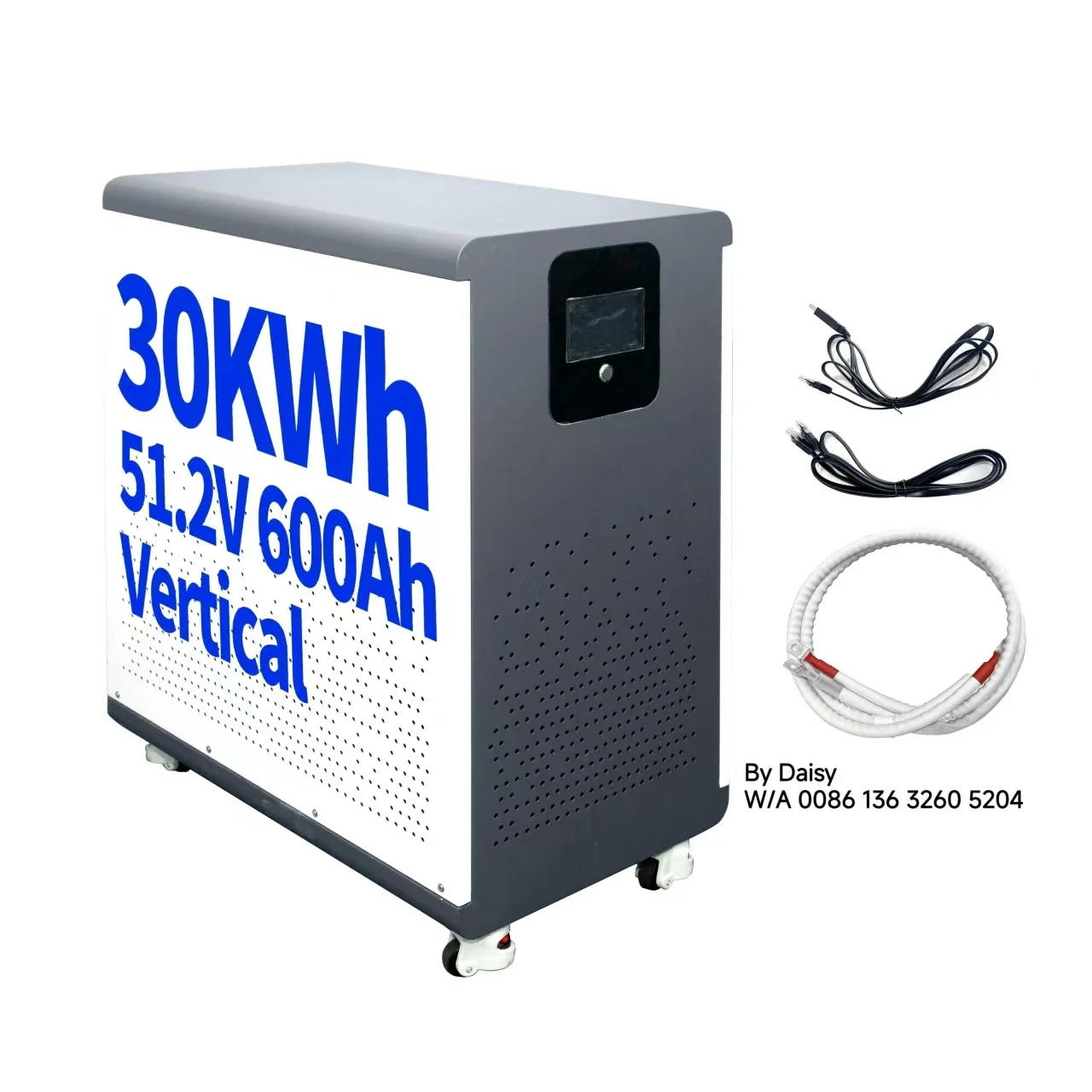 

2025 EVE 30KW 8000 Cycles 600AH 300Ah 15kw 50kwh 1000Ah Vertical Moveable LiFePO4 51V 16S Screw Battery Pack Home Energy Storage