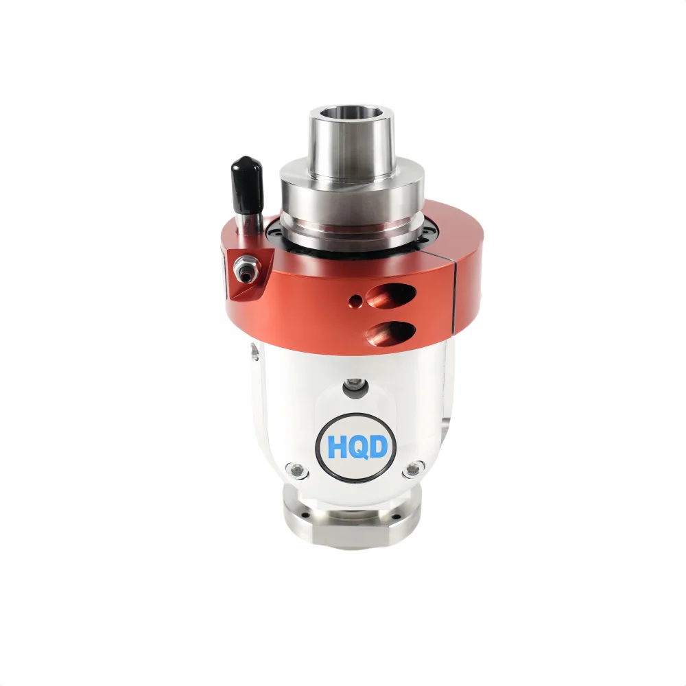 

HQD High Speed Adjustable Angle Heads Aggregates HSK63F Toolholder With ER25 or Blade for CNC ATC Spindle Motor