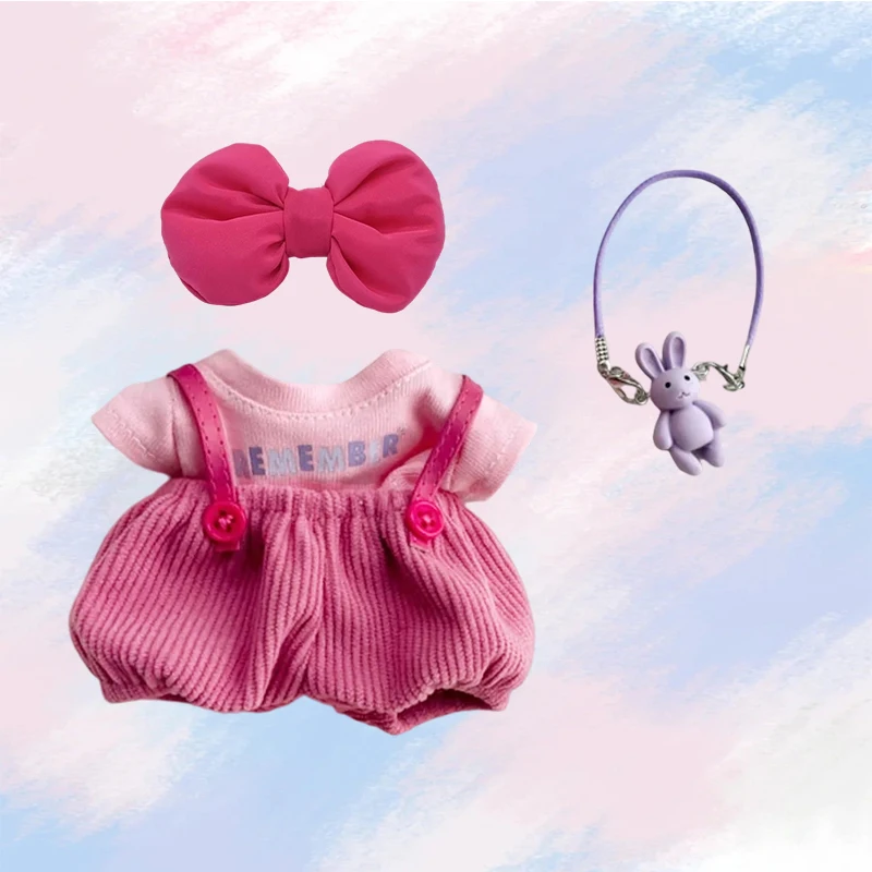 

Для 15/17 см Labubu 3.0 Big Into Energy Dress Up Kit милый наряд с повязкой для волос для модных аксессуаров для кукол