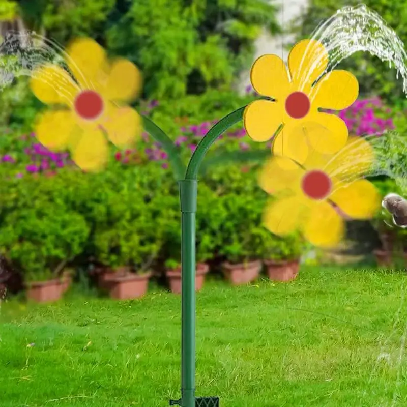 

Flower Sprinkler Crazy Dancing Daisy Garden Sprinkler Funny Sunflowers Dance Sprayer Flower Water Fountain Irrigation Tool