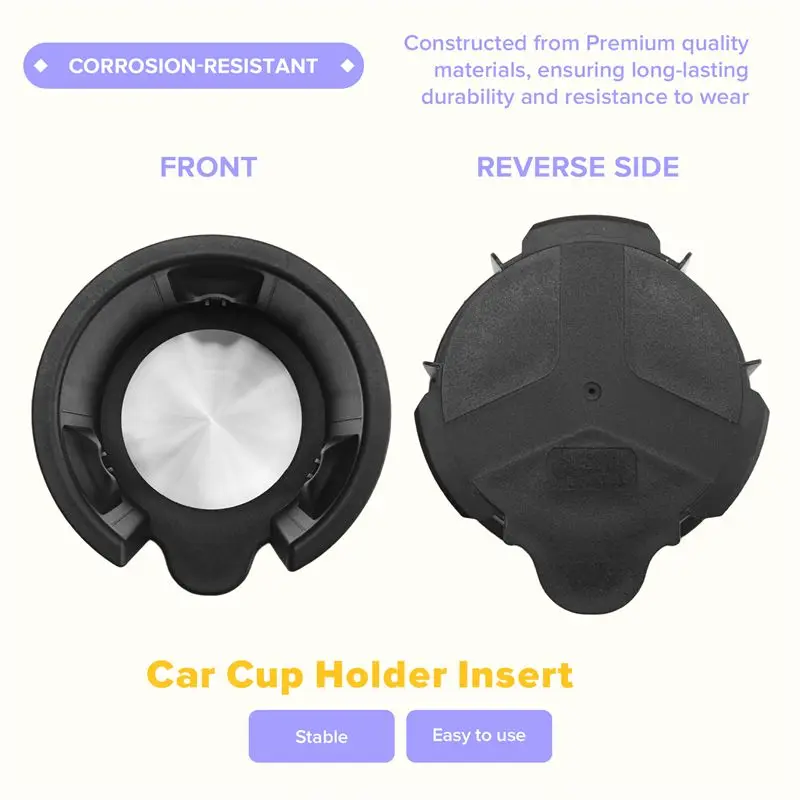 AS57-Car Cup Holder Insert For Land Rover L322 L405 LR3 LR4 Range Rover L322 L405 LR087454