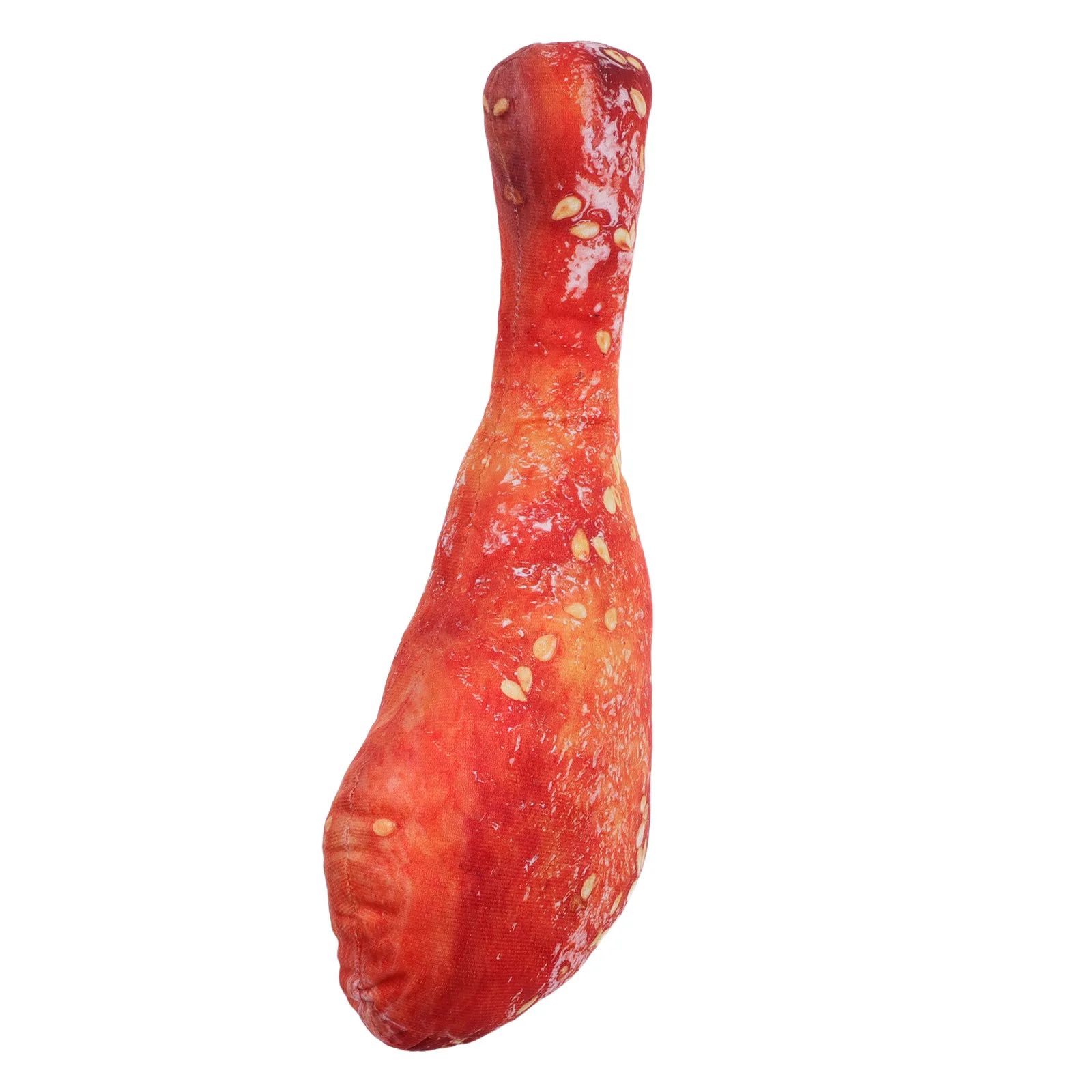 

Подушка-имитация куриной ножки 15 дюймов - реалистичная подушка в форме еды для домашнего декора, поддержка спины для дивана, большая мягкая подушка в форме бедра курицы