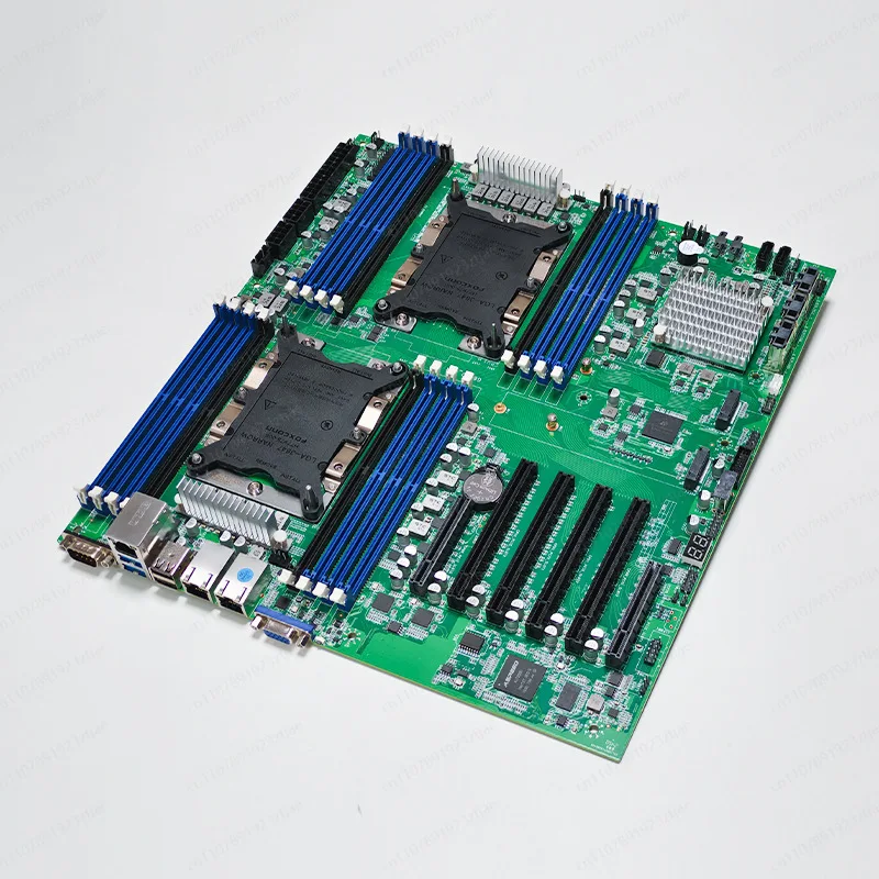 X99 two-way main board 2011 pin CPU server 4 game multi-open desktop