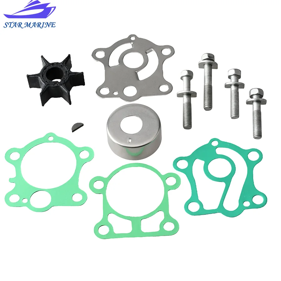 

6J8-W0078 Water Pump Impeller Kit For Yamaha Outboard Boat 4T F15 F30 6J8-W0078-A2 6J8-W0078-00