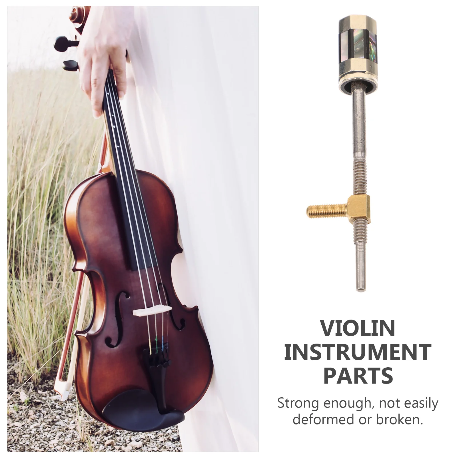 

Violin Bow Frog Screw Durable Metal String Instrument Replacement Tool Practical Violin Accessories Maintenance Part