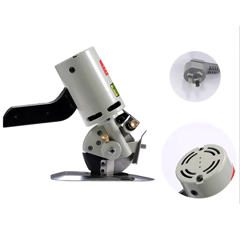 HOT round knife cutting machine clothing electric scissors BJ-90 leather cloth paper handheld cloth cutting machine