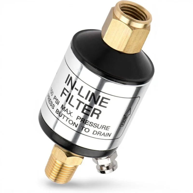 

Air tube water and oil separator | 1/4 "NPT inlet and outlet | 150 PSI | Air compressor