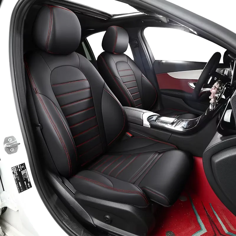 Durable Custom Fit Car Seat Covers For BMW E92 F31 Serie 1 E87 E90 E39 F11 F10 X1 F48 E84 PU Leather Auto Interior Accessories