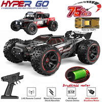 MJX 14209 14210 1：14 4WD RC Car Off-road Racing High Speed Brushless 2.4G Remote Control Cars Truck 75km/H Truck Electric Toy