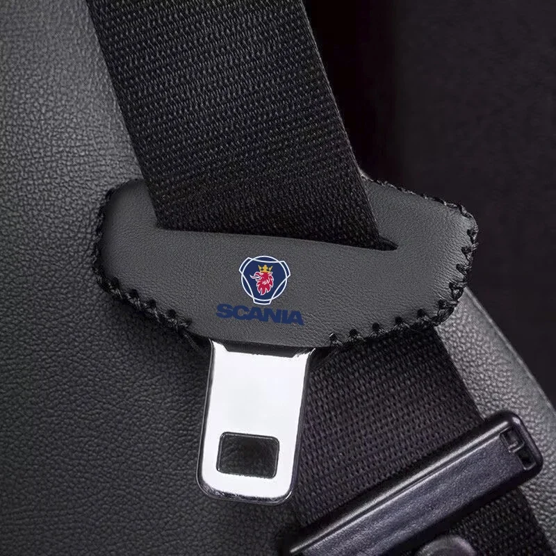 Funda protectora de cuero con Clip para cinturón de seguridad de coche, funda antiarañazos para Scania K250 K280 K310 K320 K490 SERIE G P S SerieX