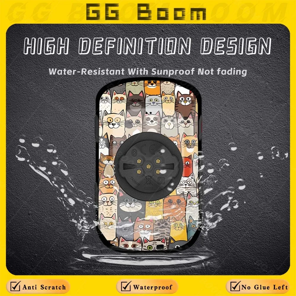 Autocollant de Navigation GPS pour vélo Garmin Edge 530, Film de protection décoratif coloré de personnalité, autocollants étanches