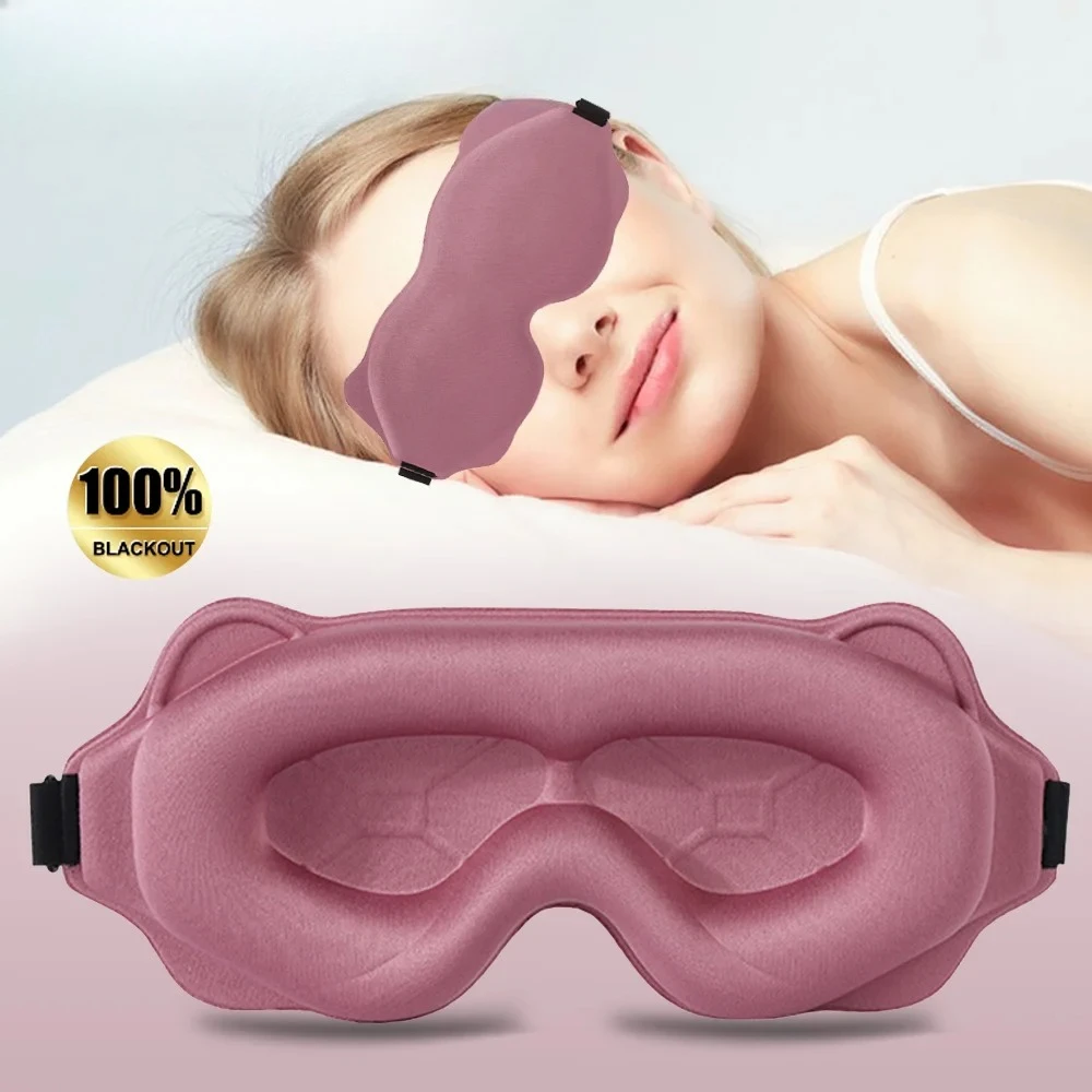 

3D Sleeping Out Light Soft Padded Sleep Mask For Eyes Slaapmasker Eye Shade Blindfold Sleeping Aid Face Mask Eyepatch