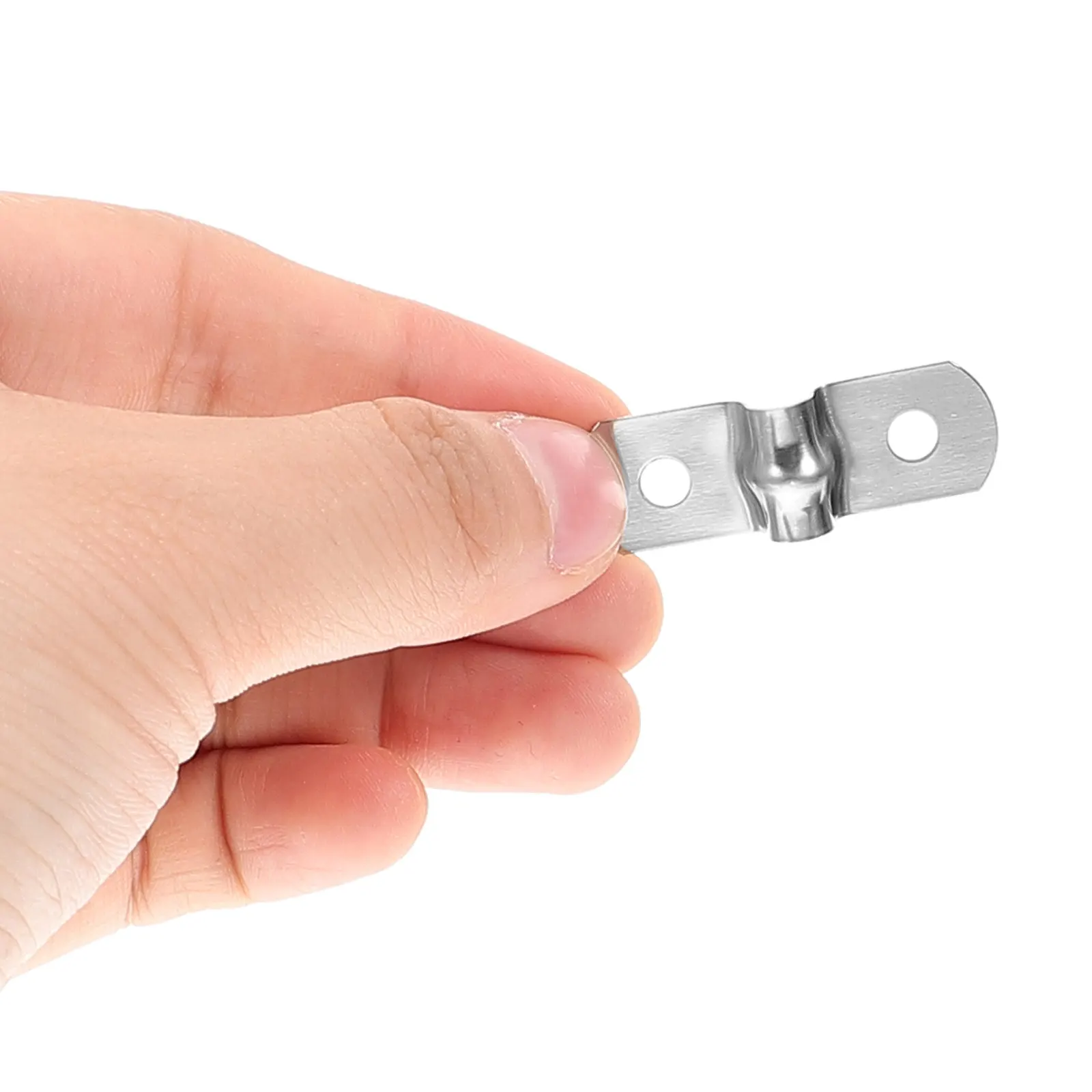 

100 шт. U-образных хомутов из нержавеющей стали для крепления проводов, кабелей, труб, сверхпрочные, антикоррозийные, с пружинным механизмом, для монтажа