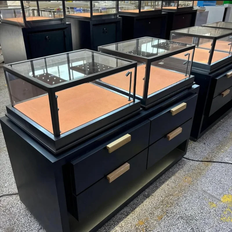 custom.Boutique Display Counter with Drawers