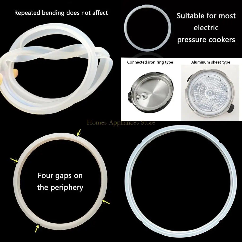 D0AB 3 упаковки силиконовой прокладки кольца легко устанавливает уплотнительные кольца.