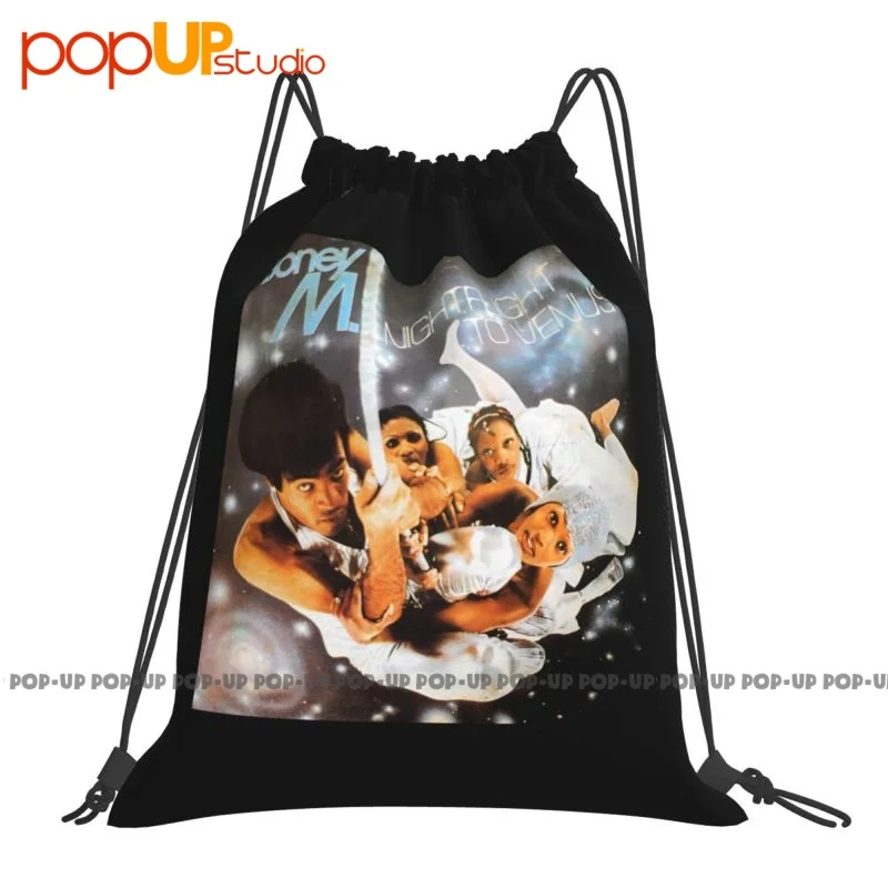 Boney M Night Flight To Venus Drawstring Bags Gym Bag Bookbag New Style