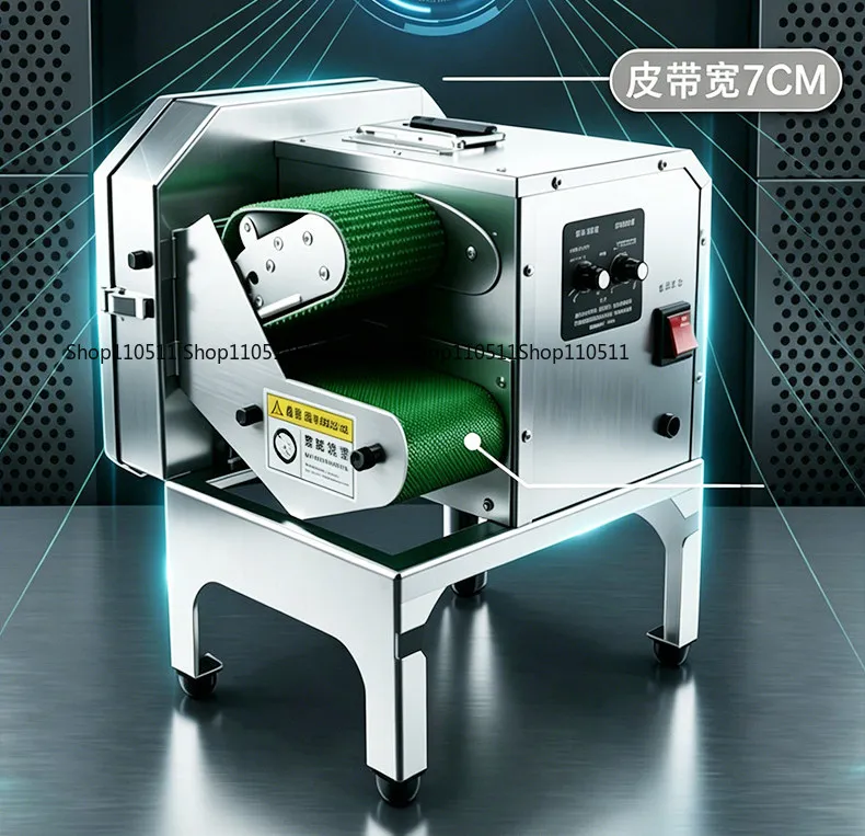 Electric Vegetable Cutter, Cuts Green Onions, Chilies, Potatoes into Segments, Rings and Slices, Detachable & Washable