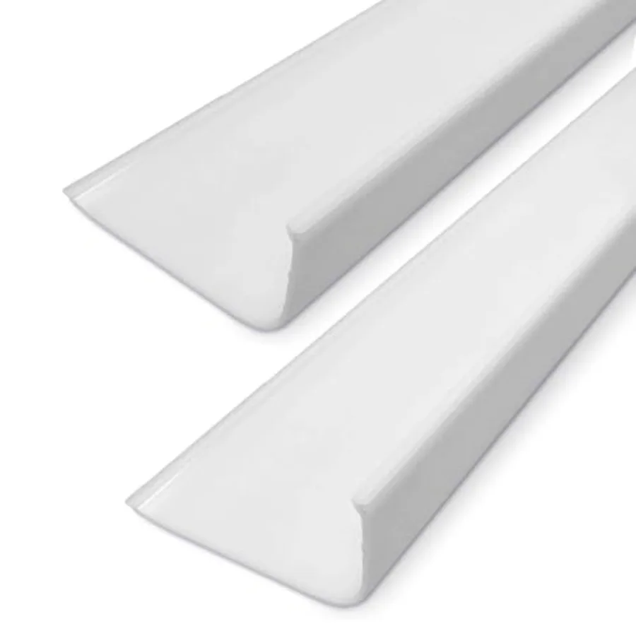 

Beam Lighting Under Cabinet Light Cover Bundle Curved White Ribbed Acrylic Diffusers 36" and 24" Replacement Covers