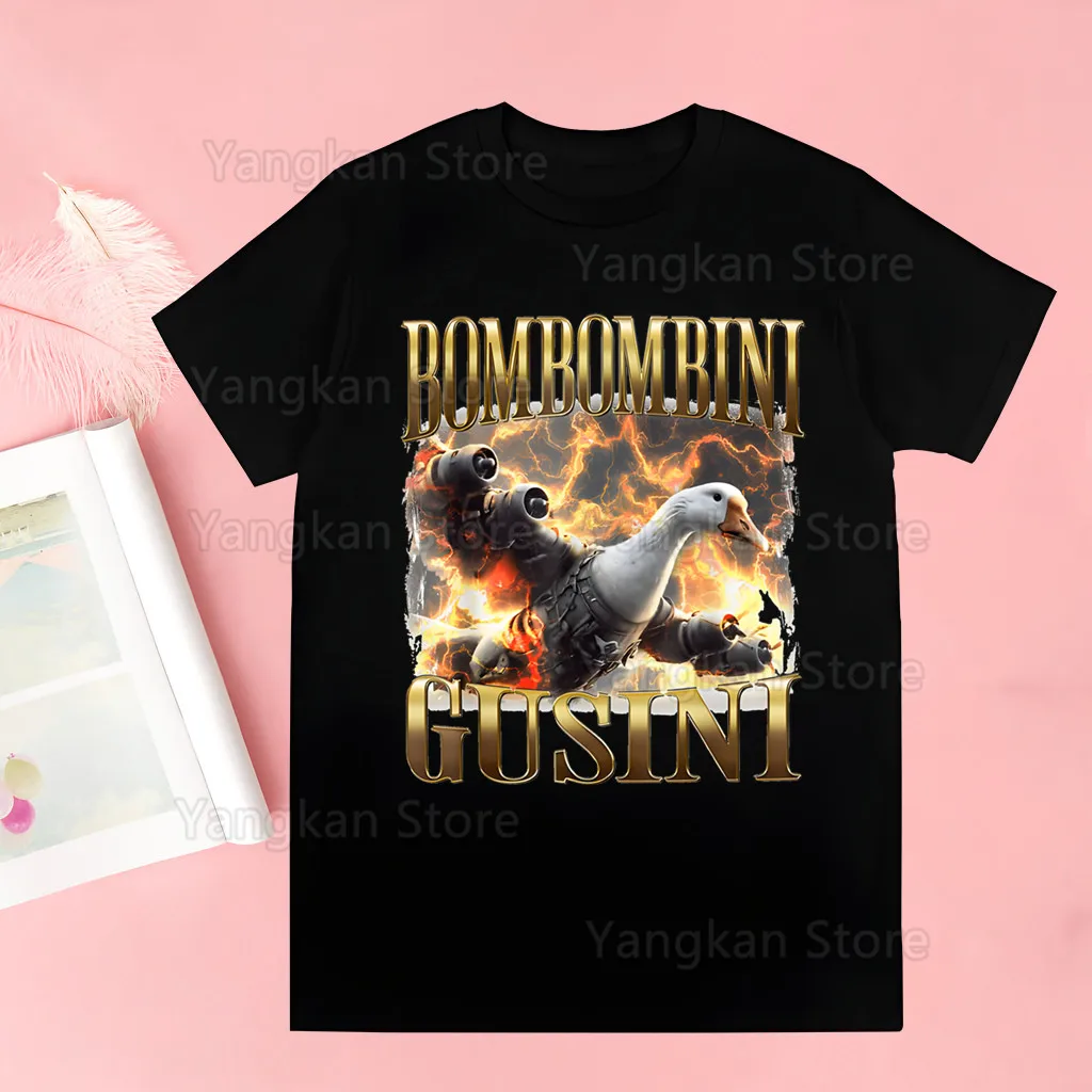 이탈리아 Brainrot Tralalero 탑 여성 티셔츠 Tralala Tung Tung Tung Bombardiro Crocodilo 티셔츠 여름