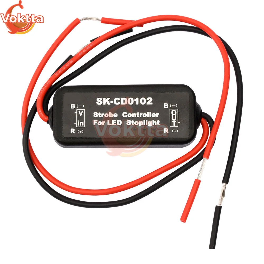 12-24 فولت العالمي فلاش ستروب تحكم SK-CD0102 SK-CD0101 SK-CD0100 المتعري وحدة لسيارة LED الفرامل وقف ضوء مصباح