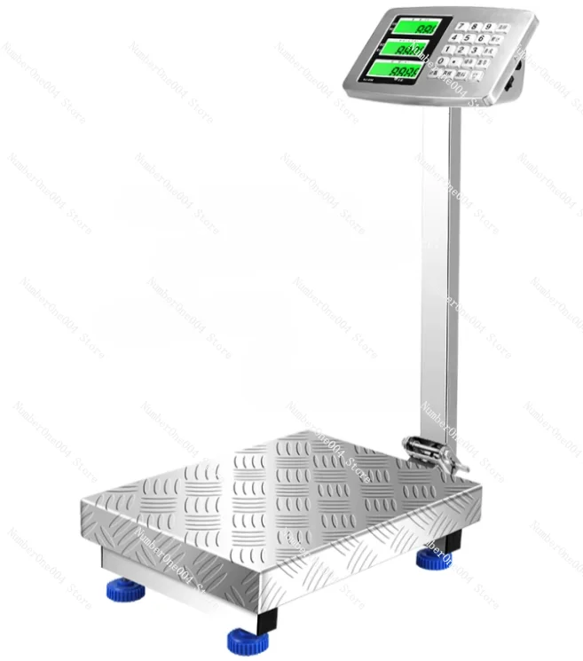 Commercial bench  stainless steel 150kg electronic scale 100kg  scale folding scale stainless steel material waterproof