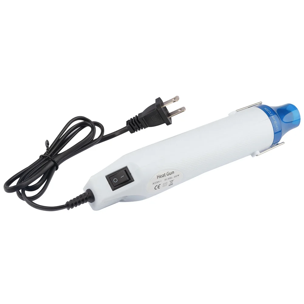 300W FAI DA TE Pistola Ad Aria Calda Strumento di Riparazione Del Telefono di Potere Asciugacapelli Saldatura Supporto Sedile Termoretraibile Pistola Ad Aria di Plastica di Calore