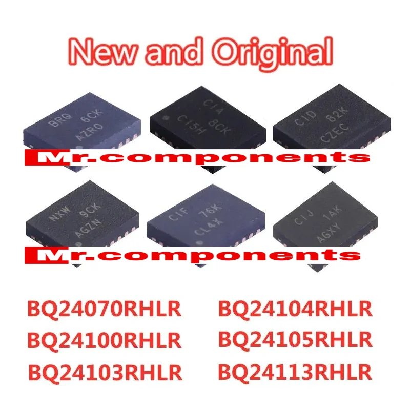 5PCS BQ24070RHLR BQ24100RHLR BQ24103RHLR BQ24104RHLR BQ24105RHLR BQ24113RHLR Brq Cia Cid Nxw Cif Cij Qfn Chip Di Gestione Della Batteria