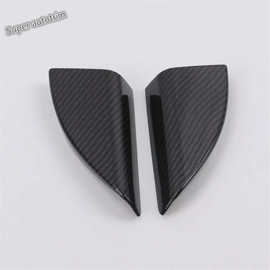 Car Window Pillar A Post Triangle Frame Decoration Cover Trim Fit For Hyundai Tucson 2016 - 2020 ABS Matte Accessories Interior