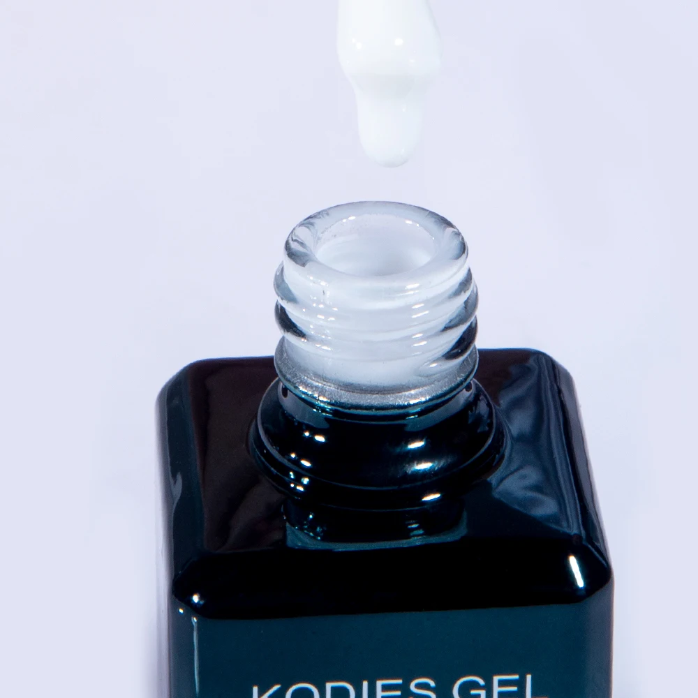 KODIES GEL Melkwitte Vezel Rubber Basislaag Gel Nagellak Semi Permanente UV/LED Heldere Natuurlijke Gel Fix Crack Beschadigde Nagels