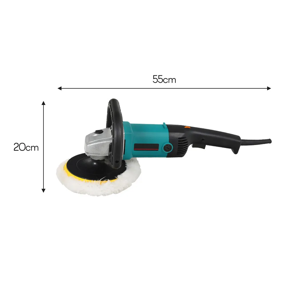 1600W 220V Electric Polisher Machine Auto Polishing Adjustable Speed Sanding Waxing  Car Accessories Powewr Tools