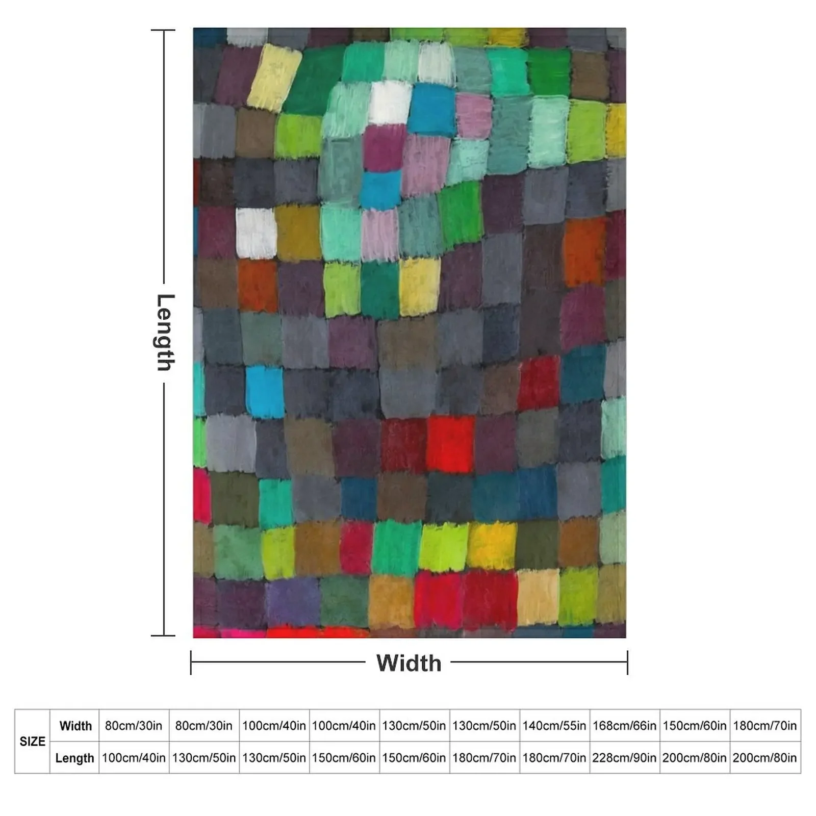 Paul Klee HD - May Picture 1925 Throw Blanket For Decorative Sofa Decorative Sofa bed plaid Hairys Blankets