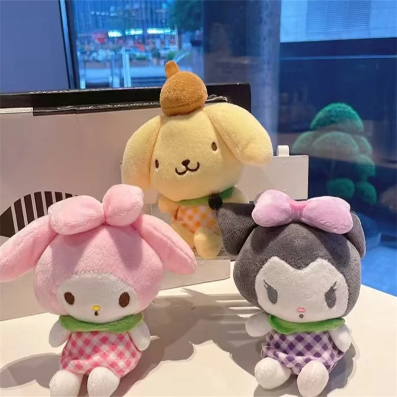 

Новый стиль Sanrio Kawaii KUROMI Cinnamoroll MY MELODY плюшевая игрушка брелок пара кулон автомобильный брелок подарки на день рождения и Рождество