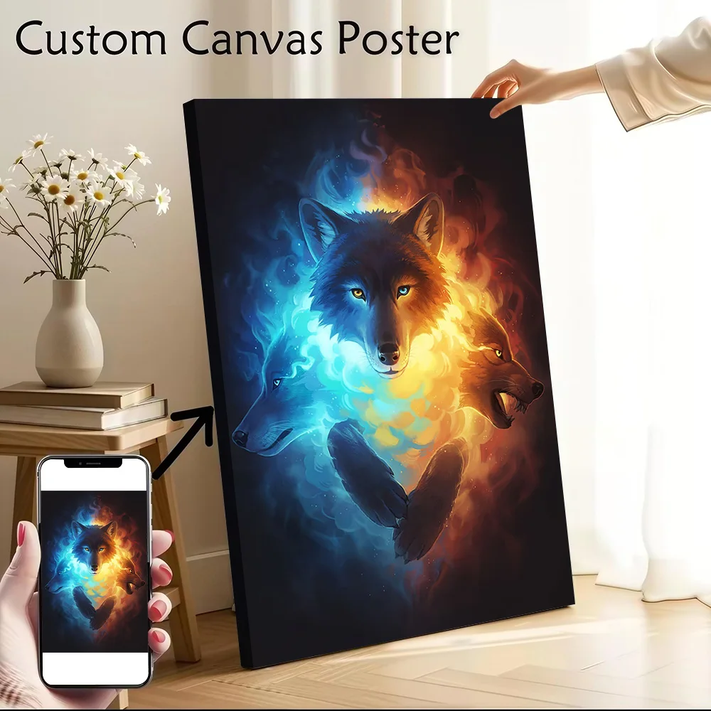 Inner Fight Poster, Leinwand-Wandkunst, personalisierter Druck, modernes Gemälde, perfektes Geschenk für ästhetische Dekoration, dekoratives Bild