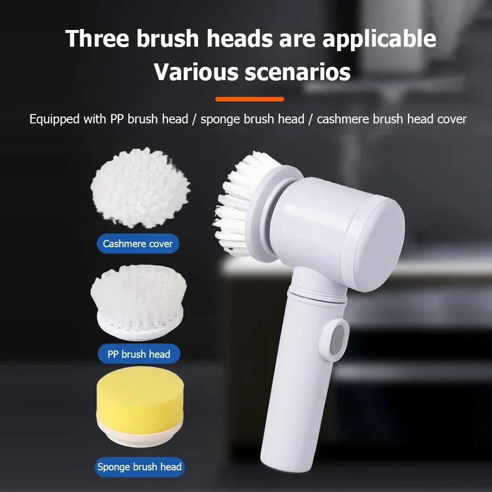 Handheld Cleaning Brush Bathroom Kitchen Cleaning Tool Wash Brush Dishwashing USB Bathtub Electric Brushes Sink Cleaner