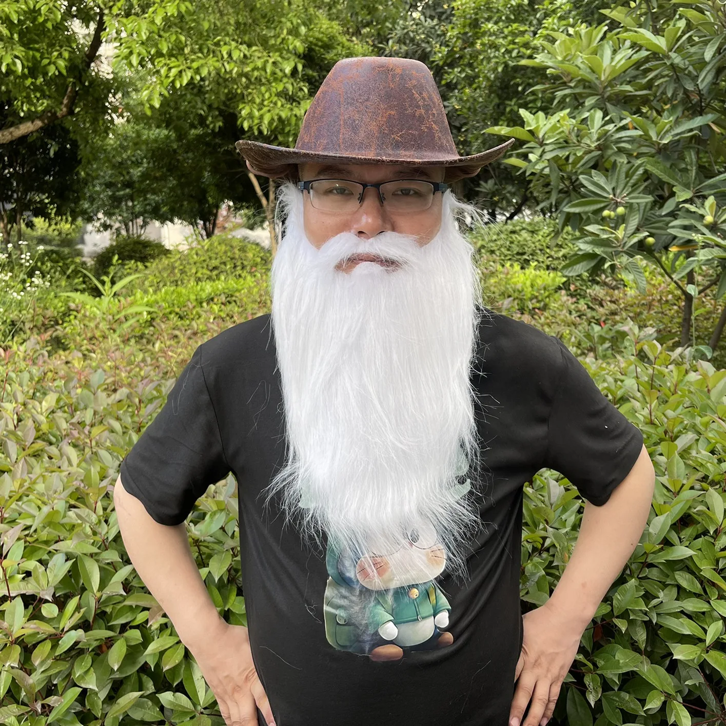 Holiday Party Beard Costume Accessories Pirate Beard Character Costume Film & TV Beard Christmas Beard Costume