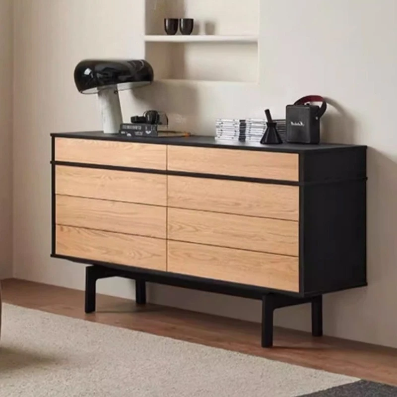 

Nordic Retro Sideboards Modern Minimalist Living Room Solid Wood Kitchen Storage Sideboard Designer's Home Furniture FYSD