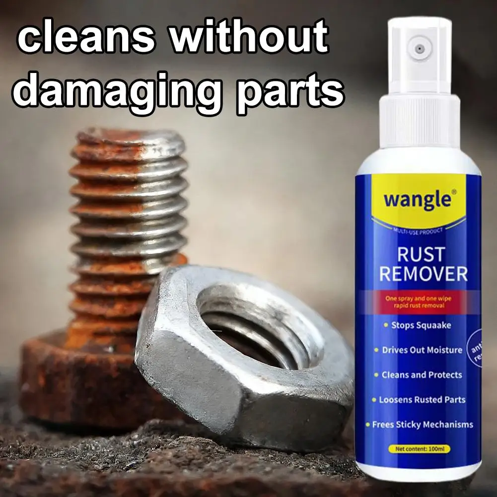 Powerful Multi-Surface Rust Remover Spray Fast-Acting Formula for Cars Kitchens Bathrooms Gardens Furniture